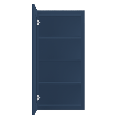 Wall Kitchen Cabinet W2142 Danbury Blue LessCare 21 in. width 42 in. height 12 in. depth - Kitchen Cabinets