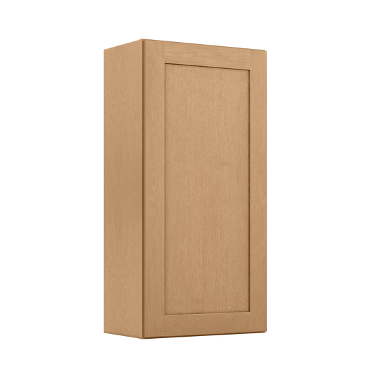 Wall Kitchen Cabinet W2142 Shaker Toffee LessCare 21 in. width 42 in. height 12 in. depth - Kitchen Cabinets