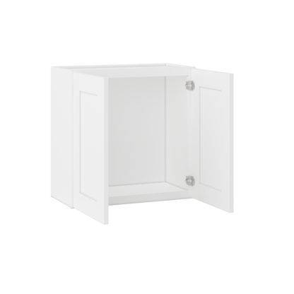 Wall Kitchen Cabinet W2424 Alpina White LessCare 24 in. width 24 in. height 12 in. depth Kitchen Cabinets