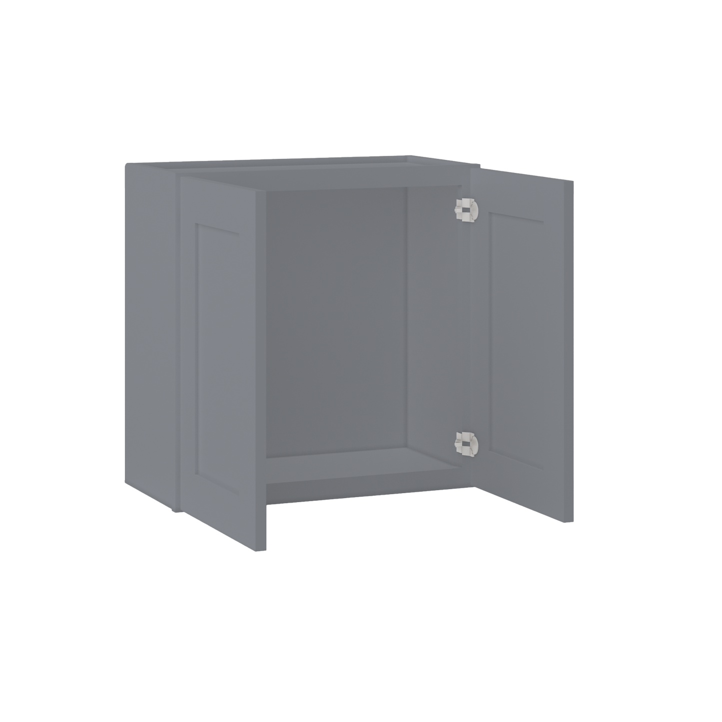 Wall Kitchen Cabinet W2424 Colonial Gray LessCare 24 in. width 24 in. height 12 in. depth - Kitchen Cabinets