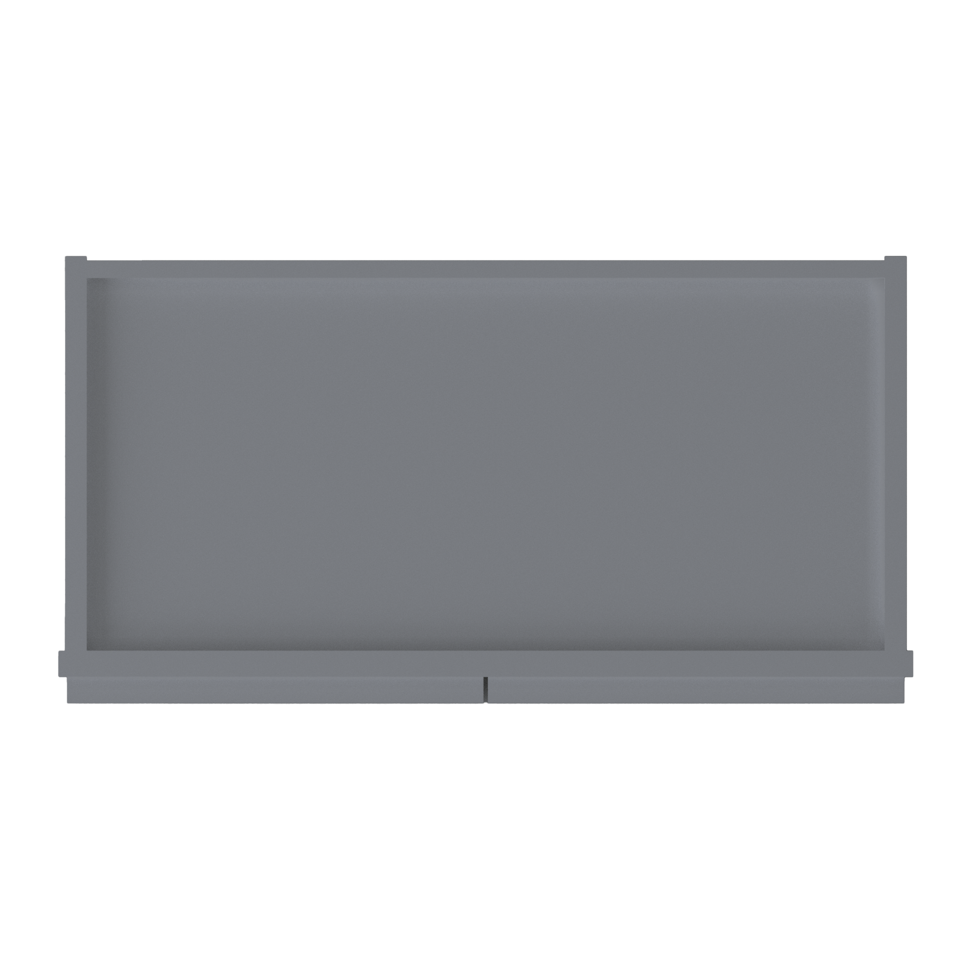 Wall Kitchen Cabinet W2424 Colonial Gray LessCare 24 in. width 24 in. height 12 in. depth - Kitchen Cabinets