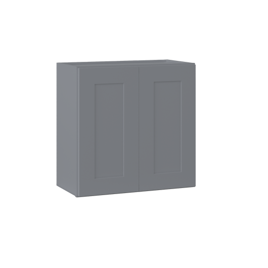 Wall Kitchen Cabinet W2424 Colonial Gray LessCare 24 in. width 24 in. height 12 in. depth - Kitchen Cabinets