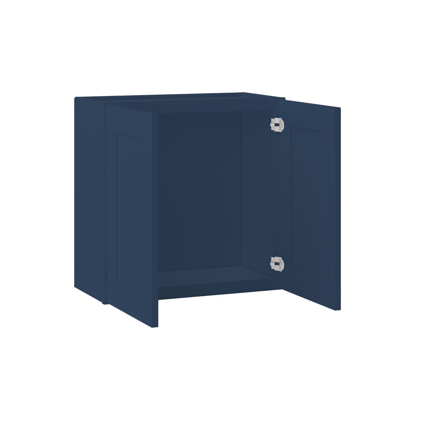 Wall Kitchen Cabinet W2424 Danbury Blue LessCare 24 in. width 24 in. height 12 in. depth - Kitchen Cabinets