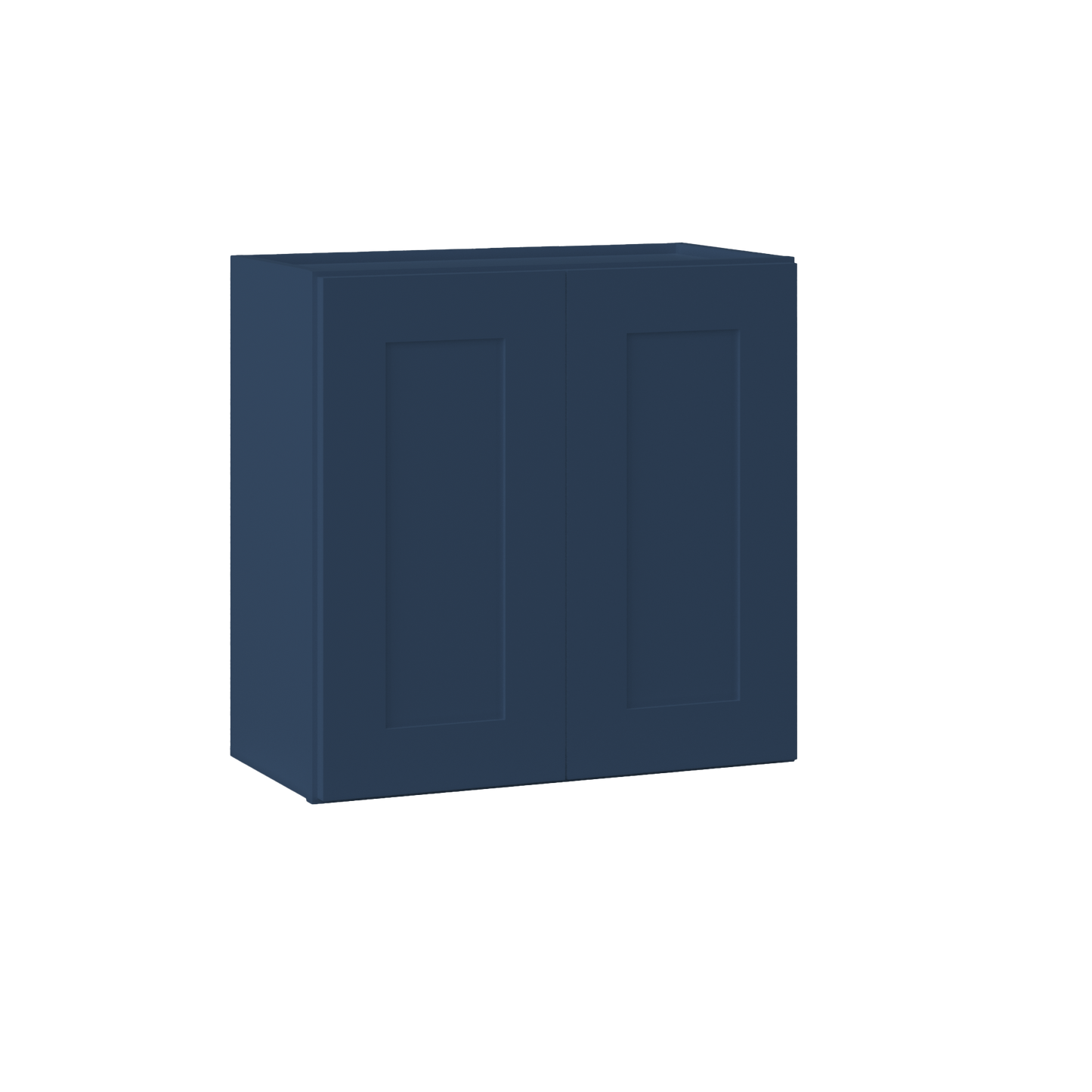 Wall Kitchen Cabinet W2424 Danbury Blue LessCare 24 in. width 24 in. height 12 in. depth - Kitchen Cabinets