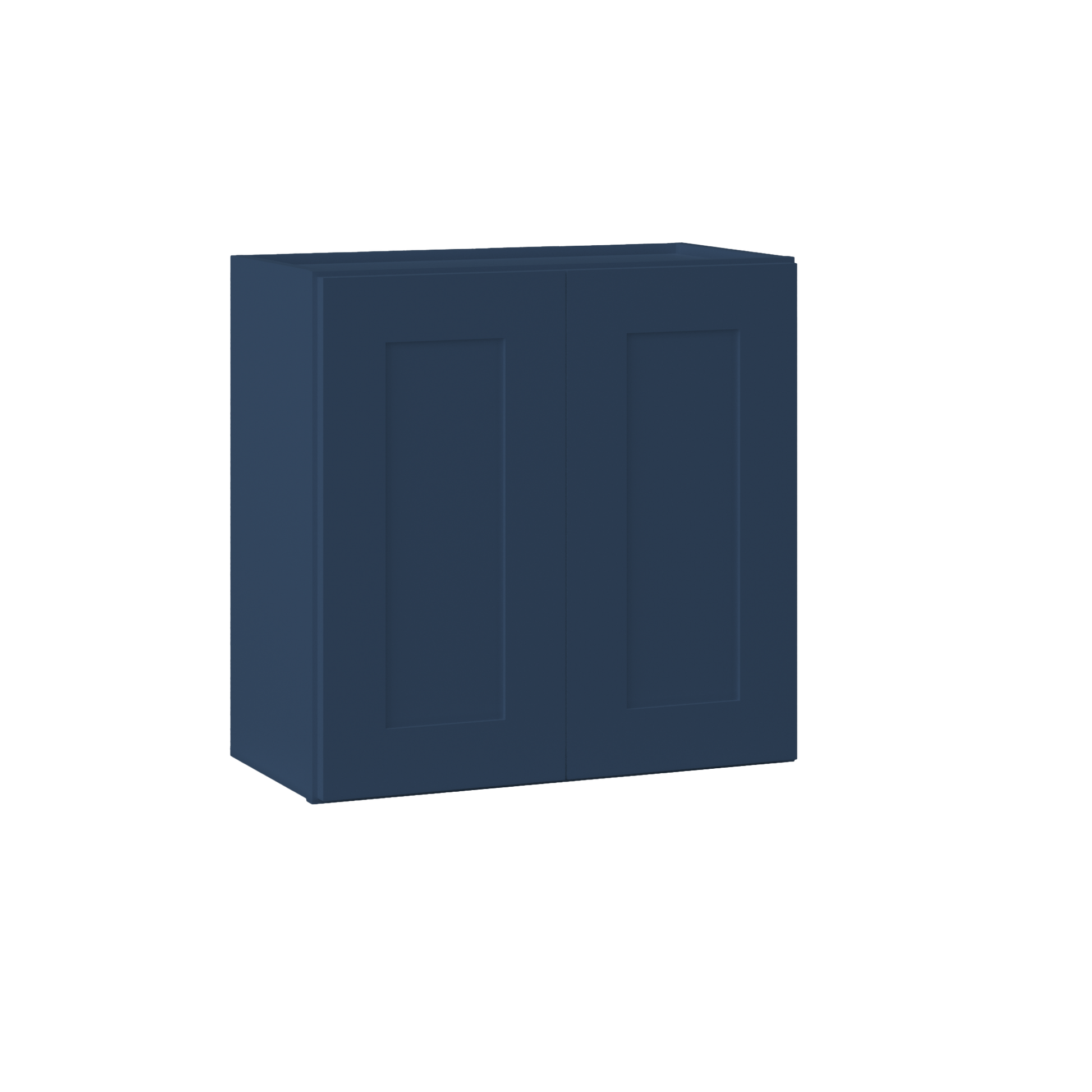 Wall Kitchen Cabinet W2424 Danbury Blue LessCare 24 in. width 24 in. height 12 in. depth - Kitchen Cabinets