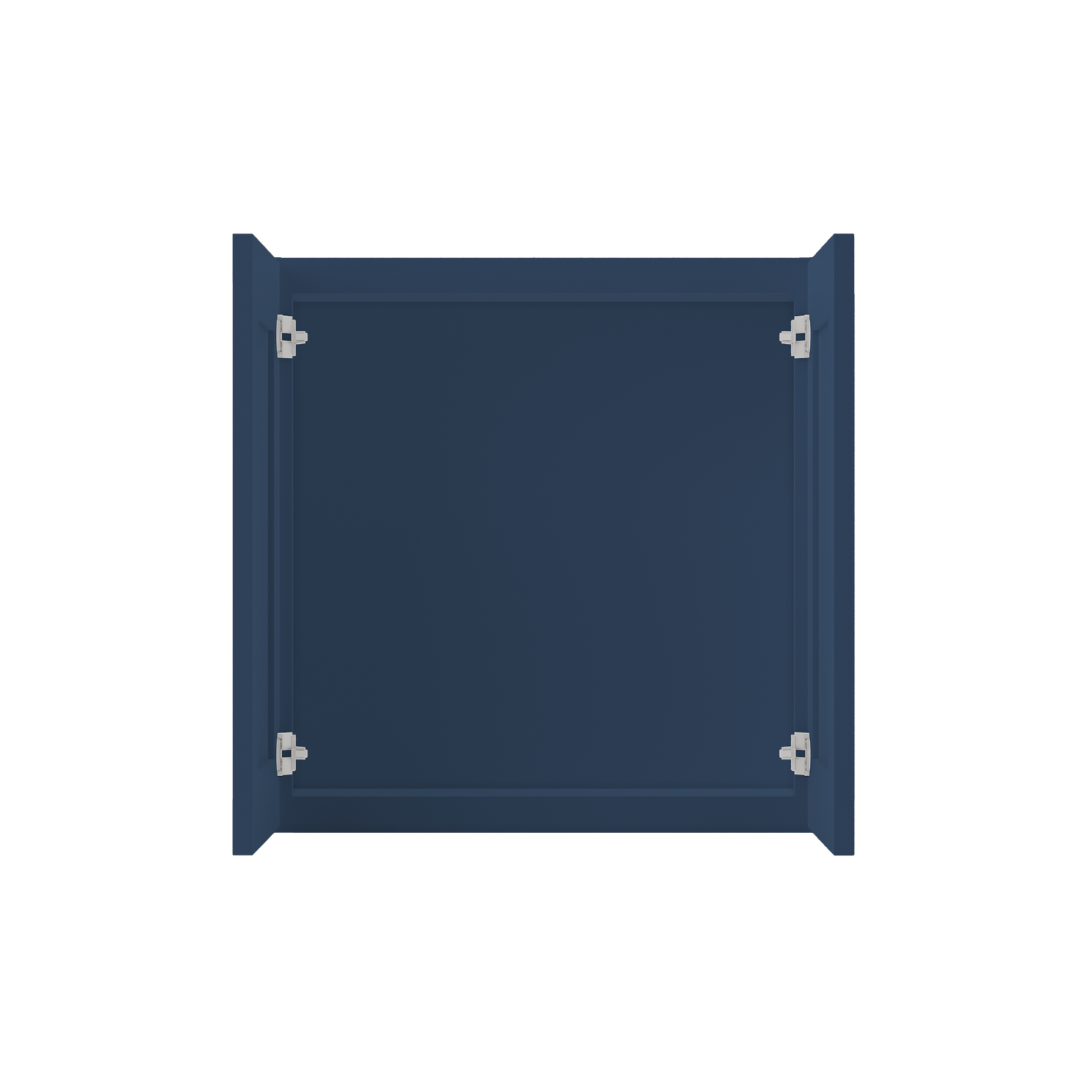 Wall Kitchen Cabinet W2424 Danbury Blue LessCare 24 in. width 24 in. height 12 in. depth - Kitchen Cabinets