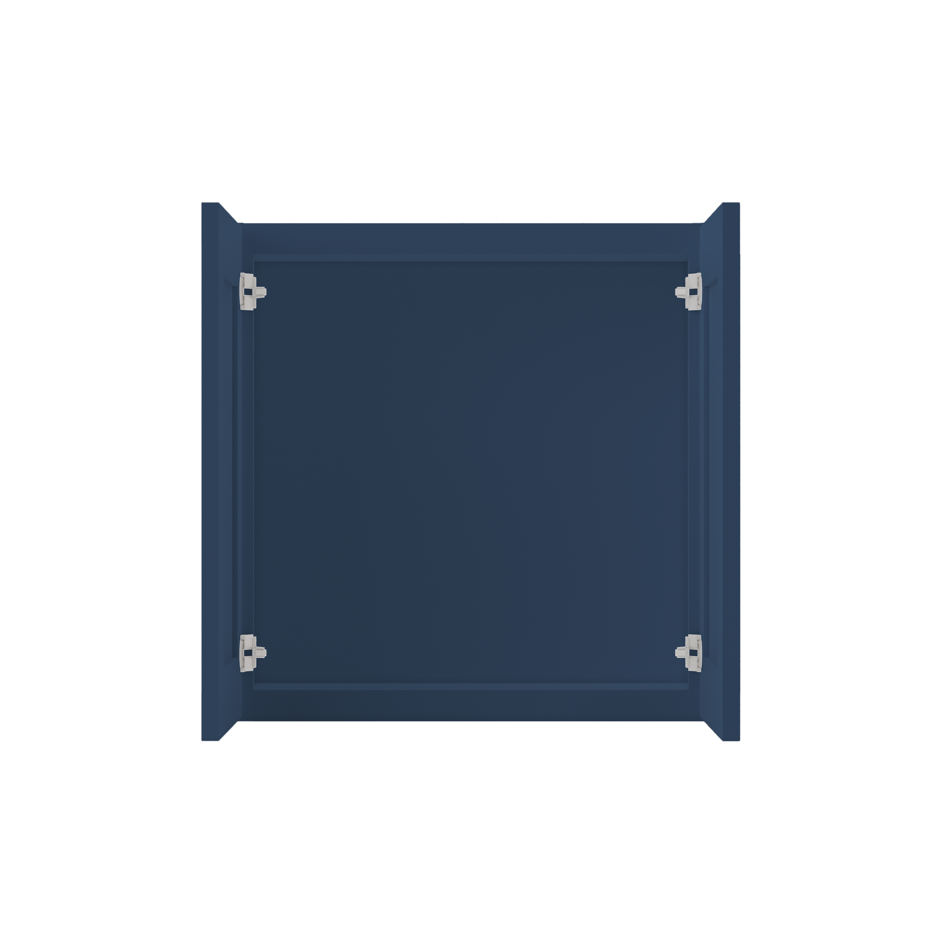 Wall Kitchen Cabinet W2424 Danbury Blue LessCare 24 in. width 24 in. height 12 in. depth - Kitchen Cabinets