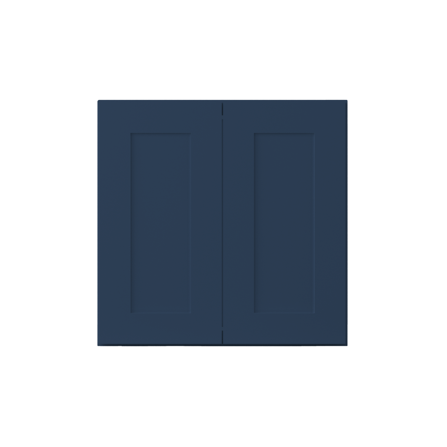 Wall Kitchen Cabinet W2424 Danbury Blue LessCare 24 in. width 24 in. height 12 in. depth - Kitchen Cabinets