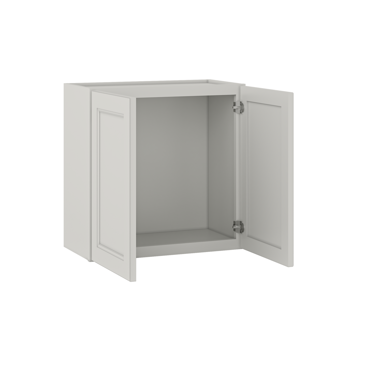 Wall Kitchen Cabinet W2424 Milan Pearl LessCare 24 in. width 24 in. height 12 in. depth - Kitchen Cabinets