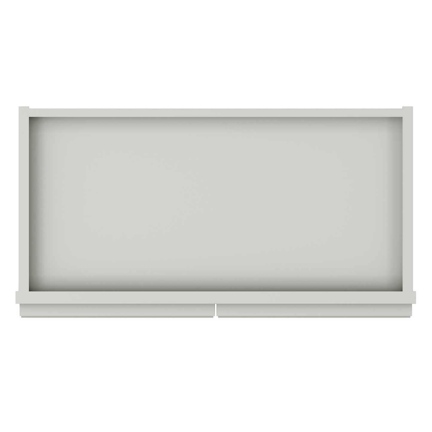 Wall Kitchen Cabinet W2424 Milan Pearl LessCare 24 in. width 24 in. height 12 in. depth - Kitchen Cabinets