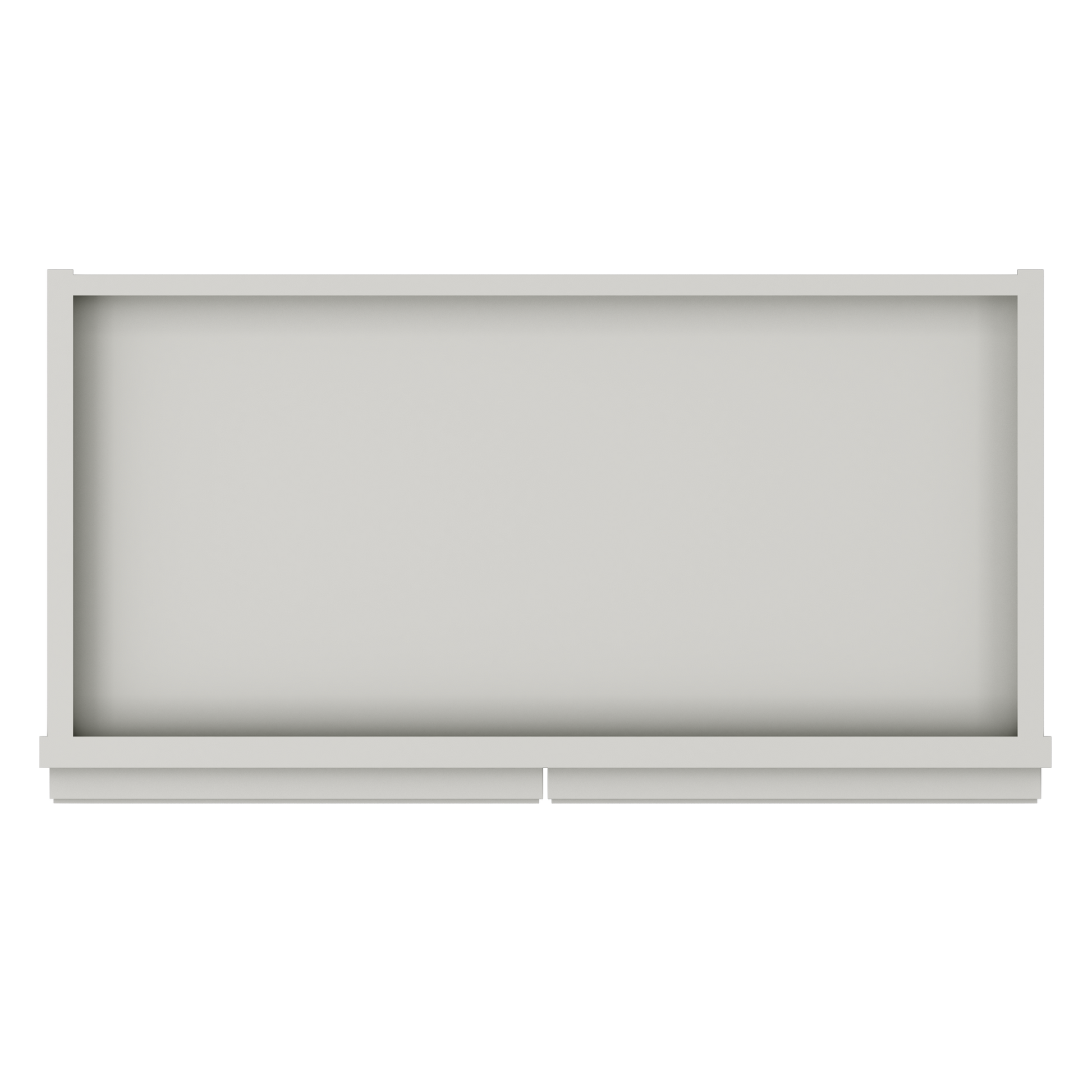 Wall Kitchen Cabinet W2424 Milan Pearl LessCare 24 in. width 24 in. height 12 in. depth - Kitchen Cabinets