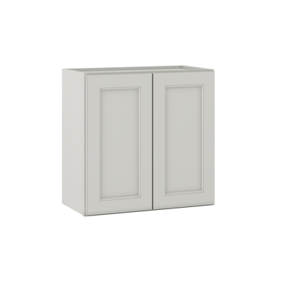Wall Kitchen Cabinet W2424 Milan Pearl LessCare 24 in. width 24 in. height 12 in. depth - Kitchen Cabinets