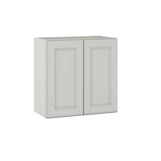 Wall Kitchen Cabinet W2424 Milan Pearl LessCare 24 in. width 24 in. height 12 in. depth - Kitchen Cabinets