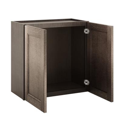 Wall Kitchen Cabinet W2424 Milan Slate 24 in. width 24 in. height 12 in. depth - Kitchen Cabinets