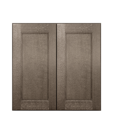 Wall Kitchen Cabinet W2424 Milan Slate 24 in. width 24 in. height 12 in. depth - Kitchen Cabinets