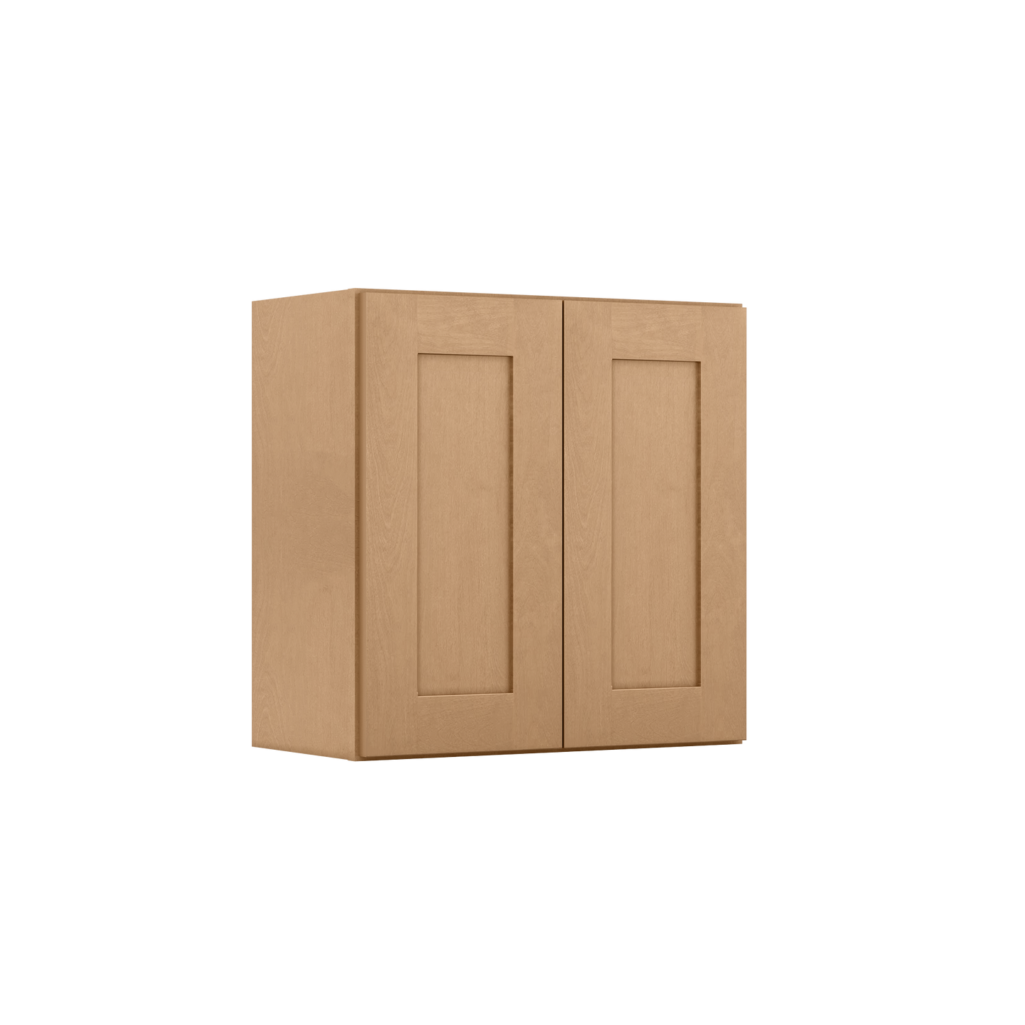 Wall Kitchen Cabinet W2424 Shaker Toffee LessCare 24 in. width 24 in. height 12 in. depth - Kitchen Cabinets