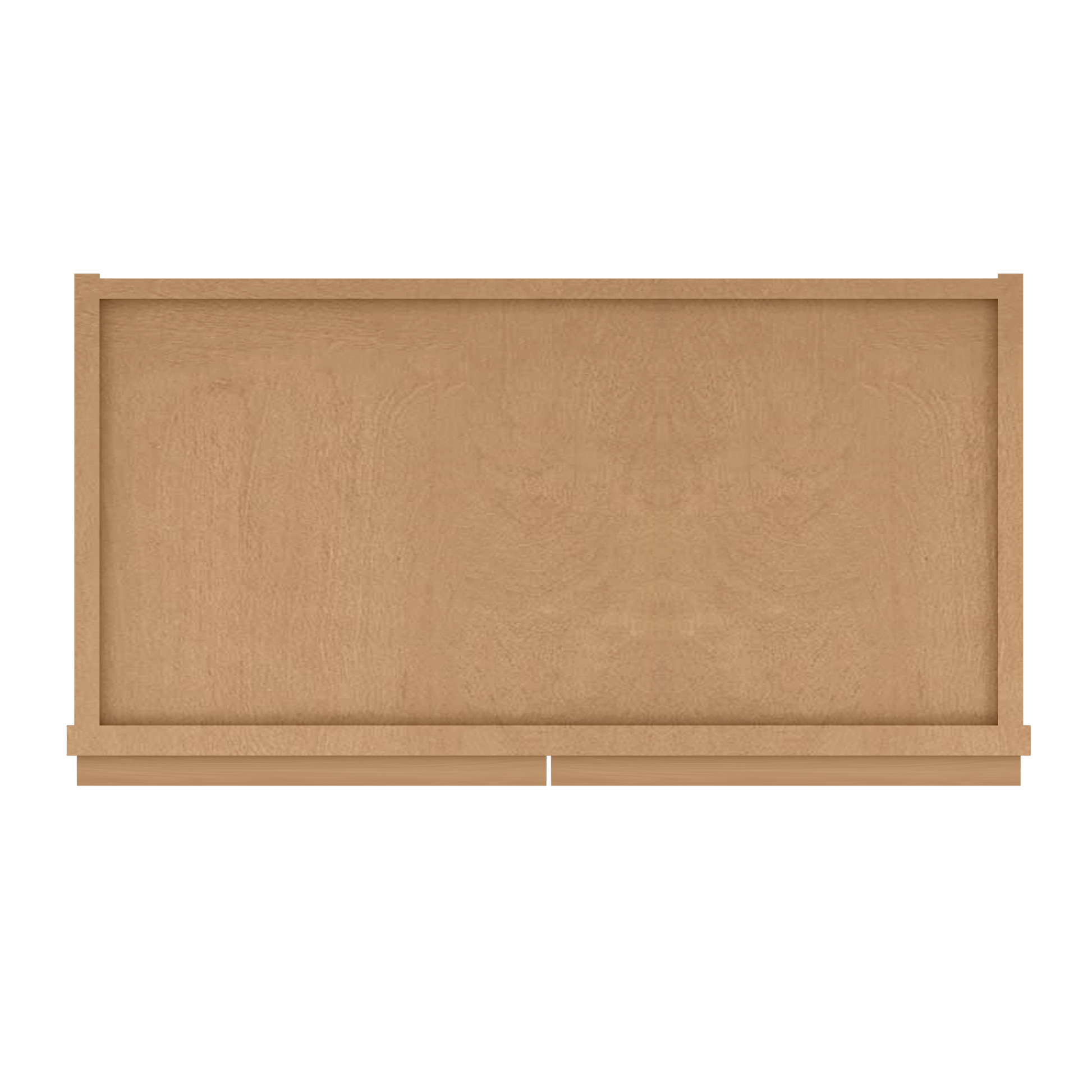 Wall Kitchen Cabinet W2424 Shaker Toffee LessCare 24 in. width 24 in. height 12 in. depth - Kitchen Cabinets