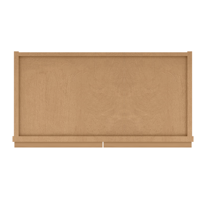 Wall Kitchen Cabinet W2424 Shaker Toffee LessCare 24 in. width 24 in. height 12 in. depth - Kitchen Cabinets