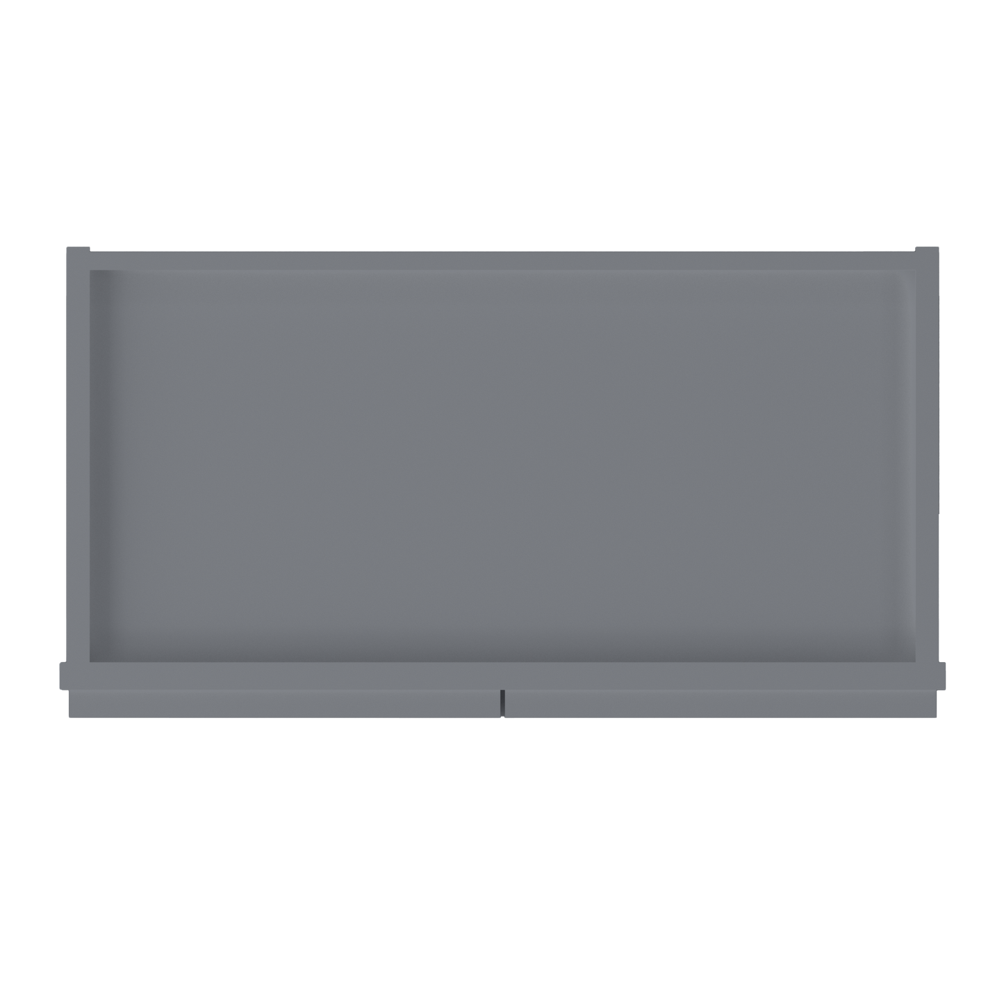 Wall Kitchen Cabinet W2430 Colonial Gray LessCare 24 in. width 30 in. height 12 in. depth - Kitchen Cabinets