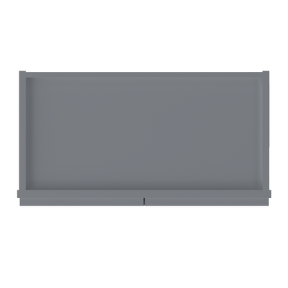 Wall Kitchen Cabinet W2430 Colonial Gray LessCare 24 in. width 30 in. height 12 in. depth - Kitchen Cabinets