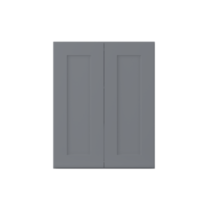 Wall Kitchen Cabinet W2430 Colonial Gray LessCare 24 in. width 30 in. height 12 in. depth - Kitchen Cabinets