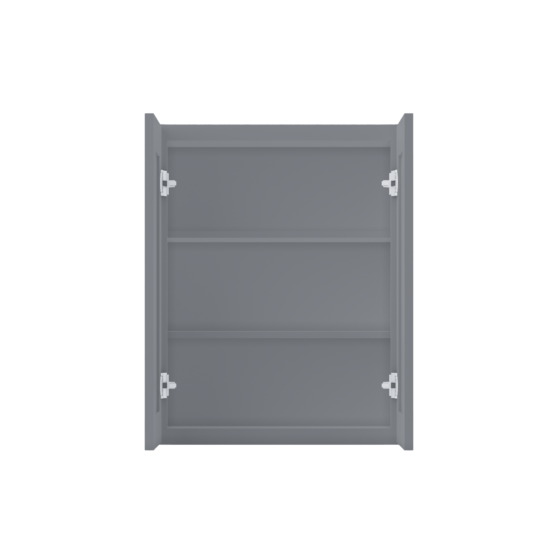 Wall Kitchen Cabinet W2430 Colonial Gray LessCare 24 in. width 30 in. height 12 in. depth - Kitchen Cabinets