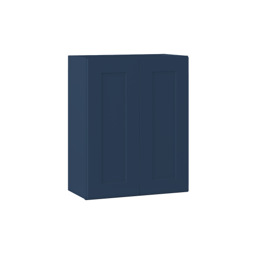 Wall Kitchen Cabinet W2430 Danbury Blue LessCare 24 in. width 30 in. height 12 in. depth - Kitchen Cabinets