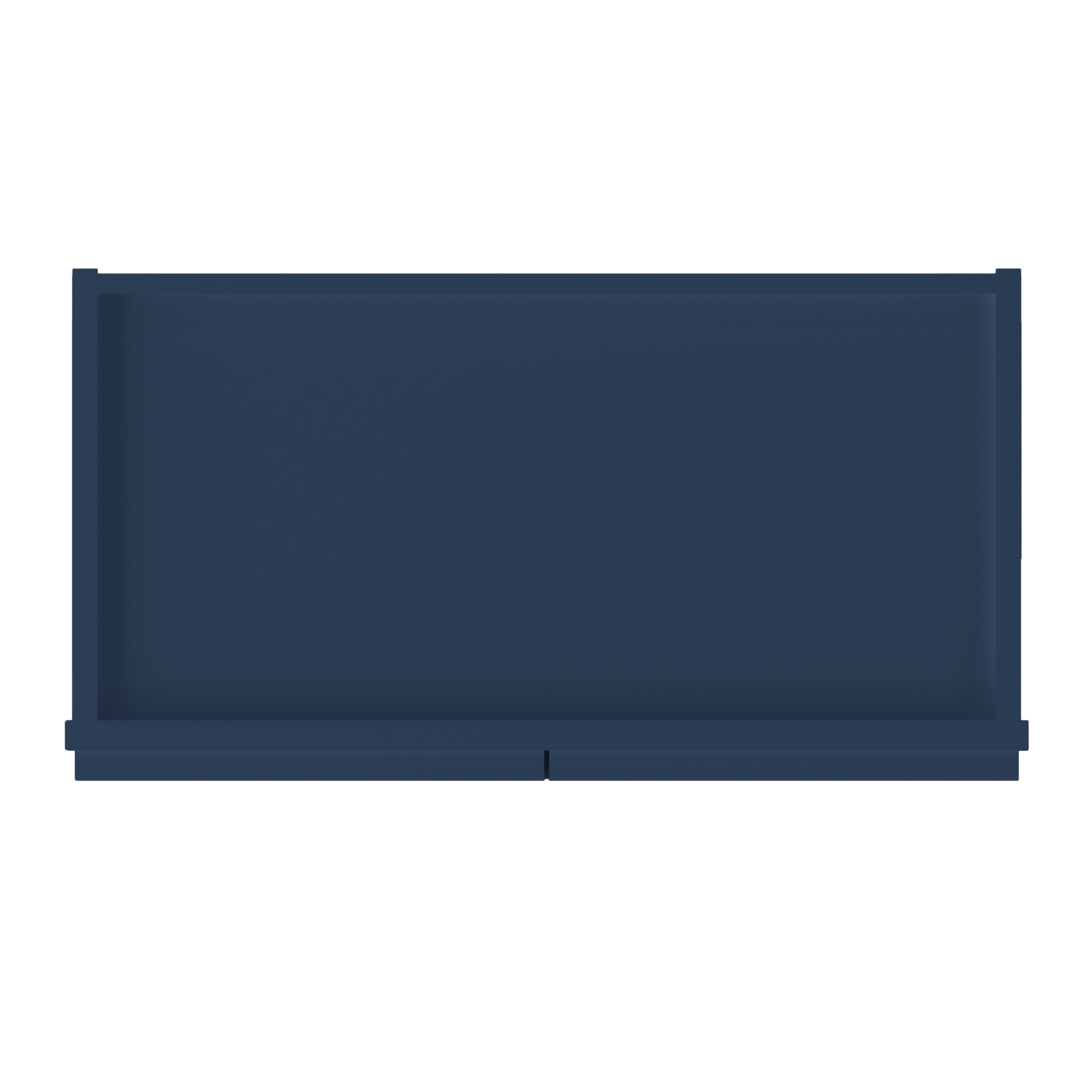 Wall Kitchen Cabinet W2430 Danbury Blue LessCare 24 in. width 30 in. height 12 in. depth - Kitchen Cabinets