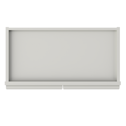 Wall Kitchen Cabinet W2430 Milan Pearl 24 in. width 30 in. height 12 in. depth - Kitchen Cabinets