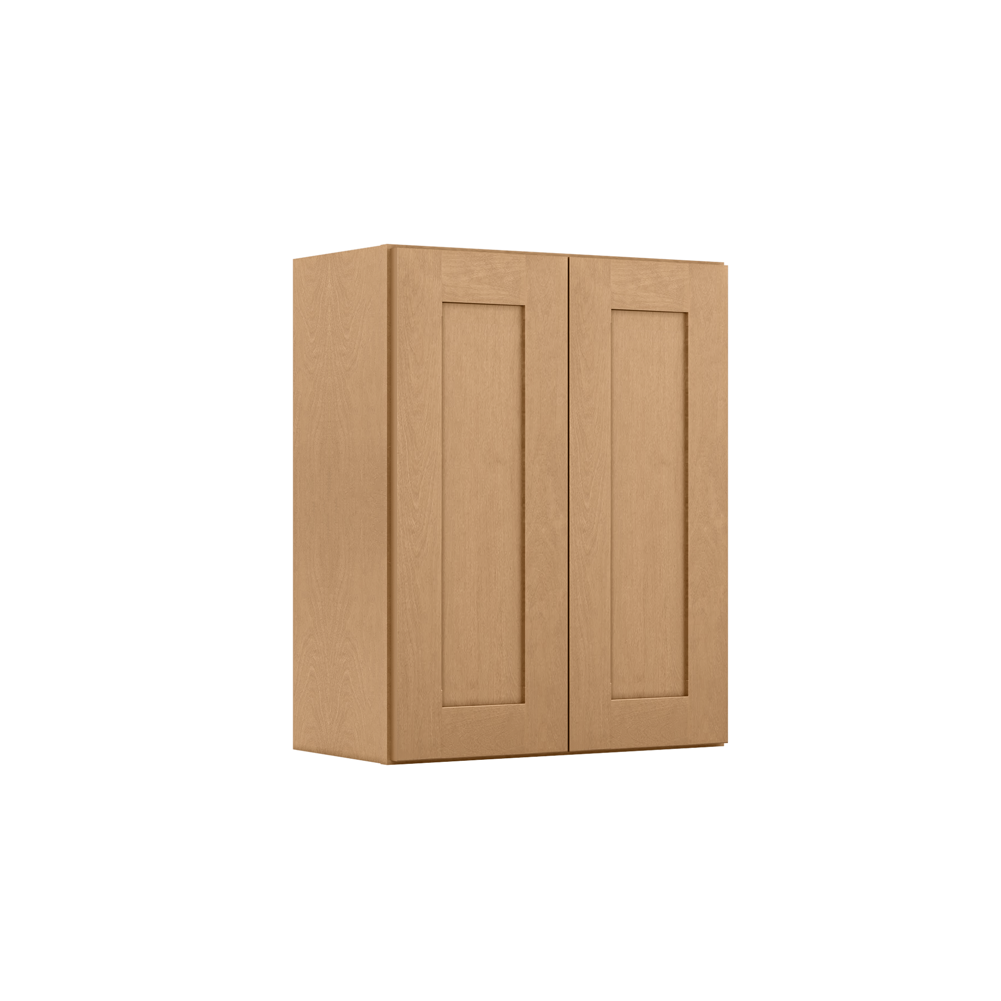 Wall Kitchen Cabinet W2430 Shaker Toffee LessCare 24 in. width 30 in. height 12 in. depth - Kitchen Cabinets