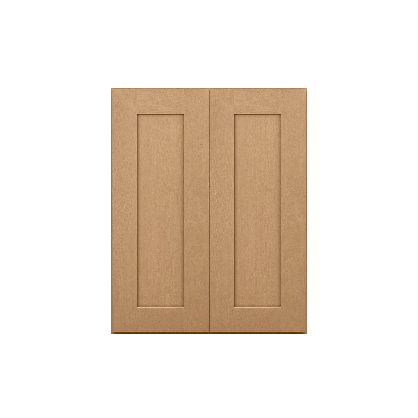 Wall Kitchen Cabinet W2430 Shaker Toffee LessCare 24 in. width 30 in. height 12 in. depth - Kitchen Cabinets