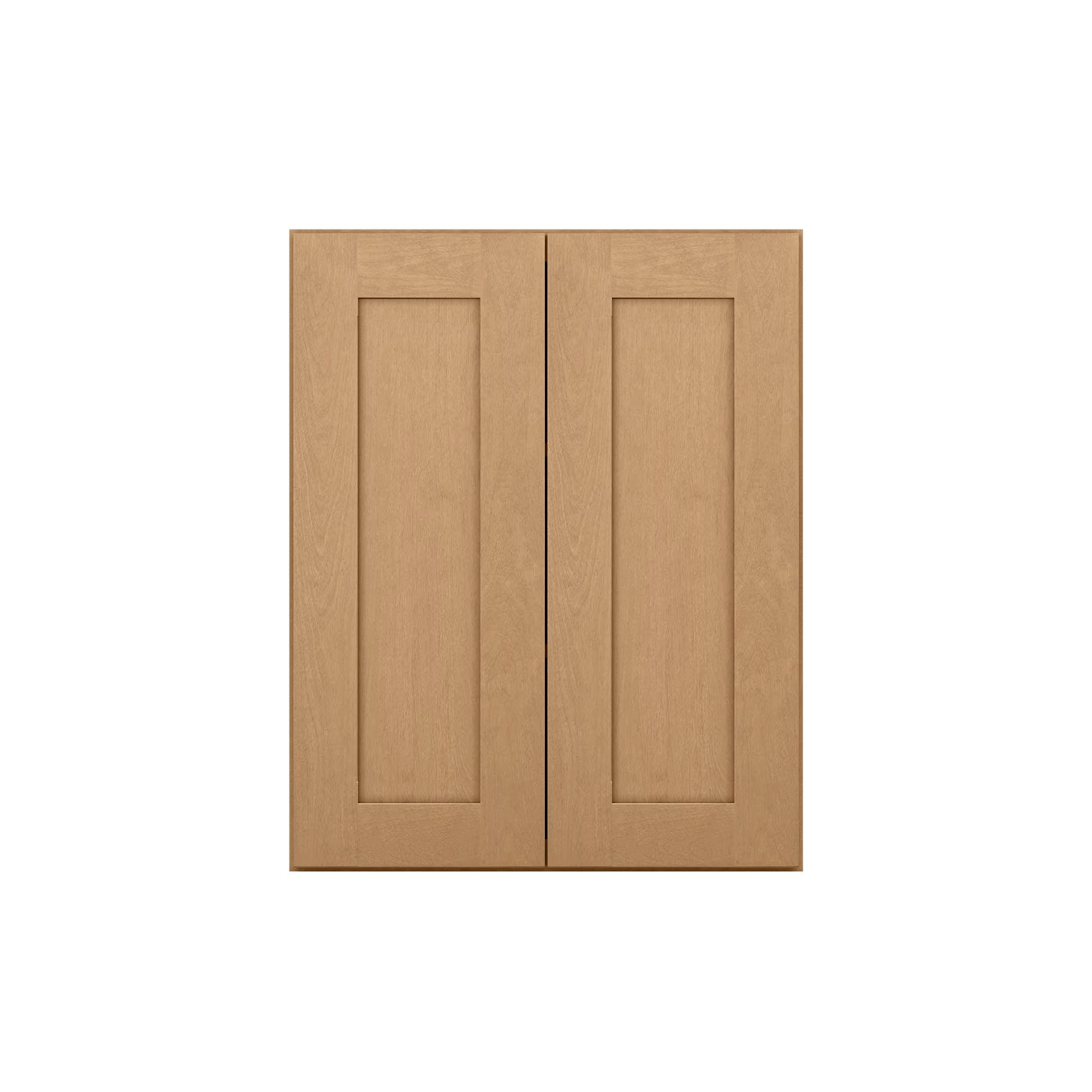 Wall Kitchen Cabinet W2430 Shaker Toffee LessCare 24 in. width 30 in. height 12 in. depth - Kitchen Cabinets