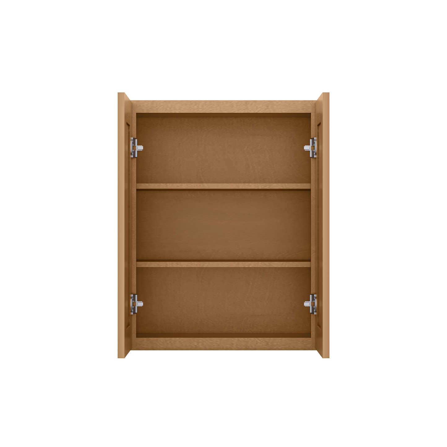 Wall Kitchen Cabinet W2430 Shaker Toffee LessCare 24 in. width 30 in. height 12 in. depth - Kitchen Cabinets