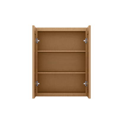 Wall Kitchen Cabinet W2430 Shaker Toffee LessCare 24 in. width 30 in. height 12 in. depth - Kitchen Cabinets