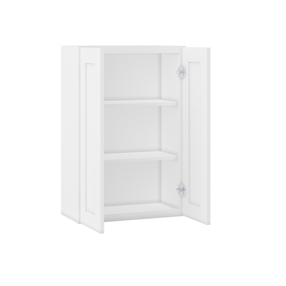 Wall Kitchen Cabinet W2436 Alpina White LessCare 24 in. width 36 in. height 12 in. depth - Kitchen Cabinets