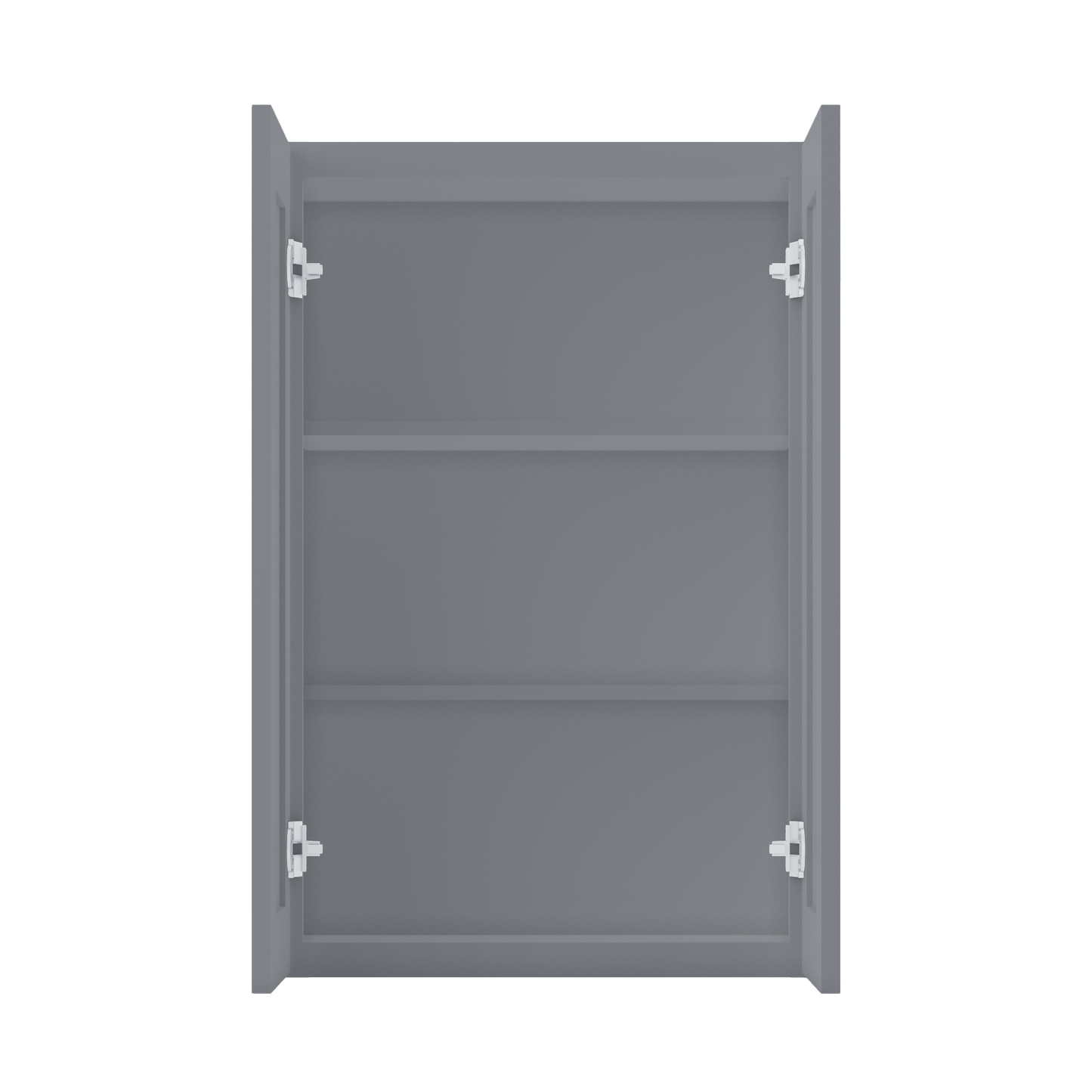 Wall Kitchen Cabinet W2436 Colonial Gray LessCare 24 in. width 36 in. height 12 in. depth - Kitchen Cabinets
