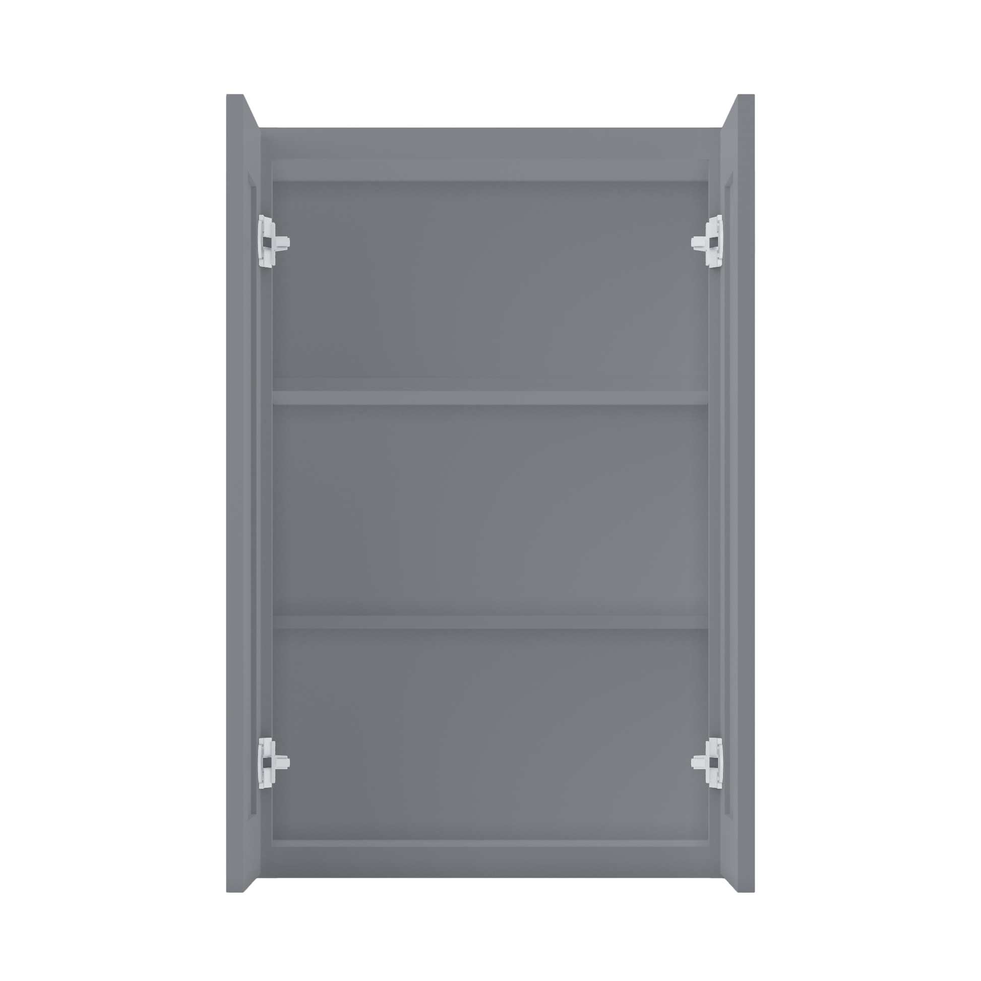Wall Kitchen Cabinet W2436 Colonial Gray LessCare 24 in. width 36 in. height 12 in. depth - Kitchen Cabinets