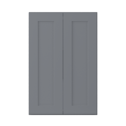Wall Kitchen Cabinet W2436 Colonial Gray LessCare 24 in. width 36 in. height 12 in. depth - Kitchen Cabinets