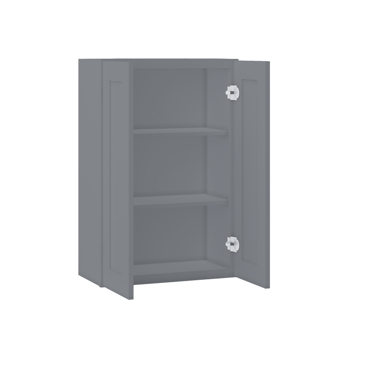 Wall Kitchen Cabinet W2436 Colonial Gray LessCare 24 in. width 36 in. height 12 in. depth - Kitchen Cabinets