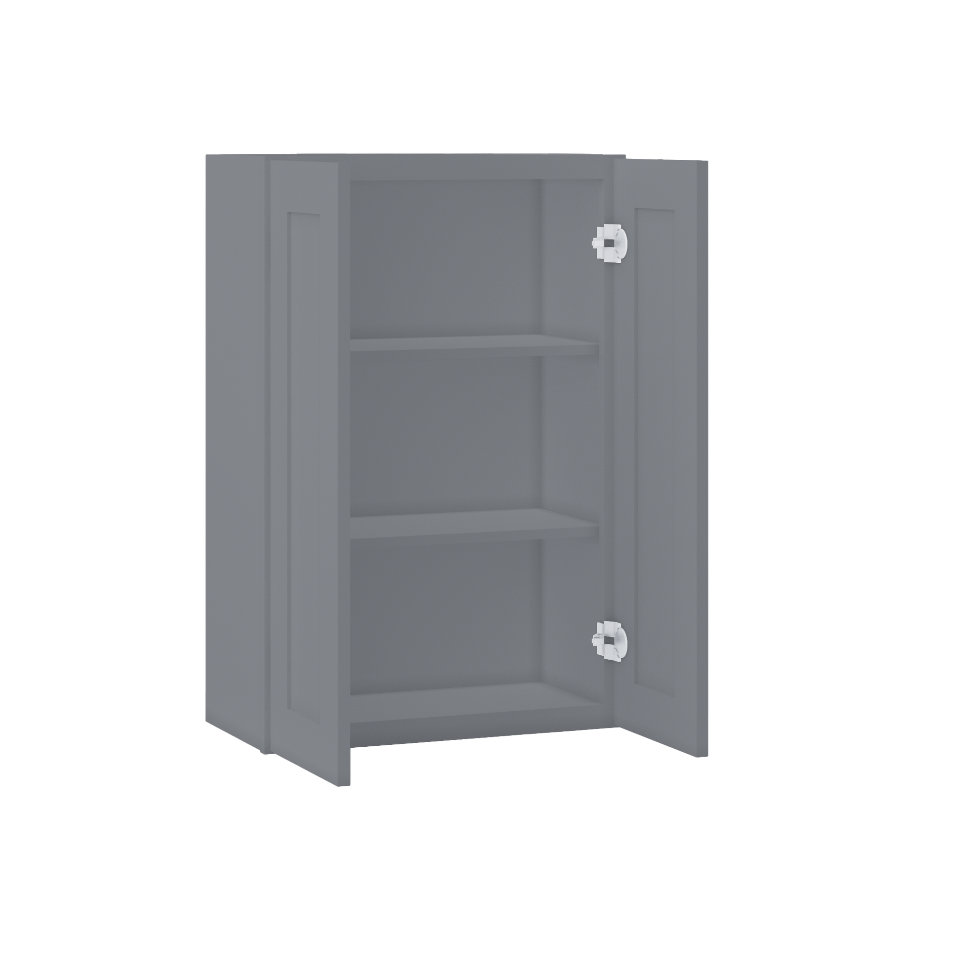 Wall Kitchen Cabinet W2436 Colonial Gray LessCare 24 in. width 36 in. height 12 in. depth - Kitchen Cabinets