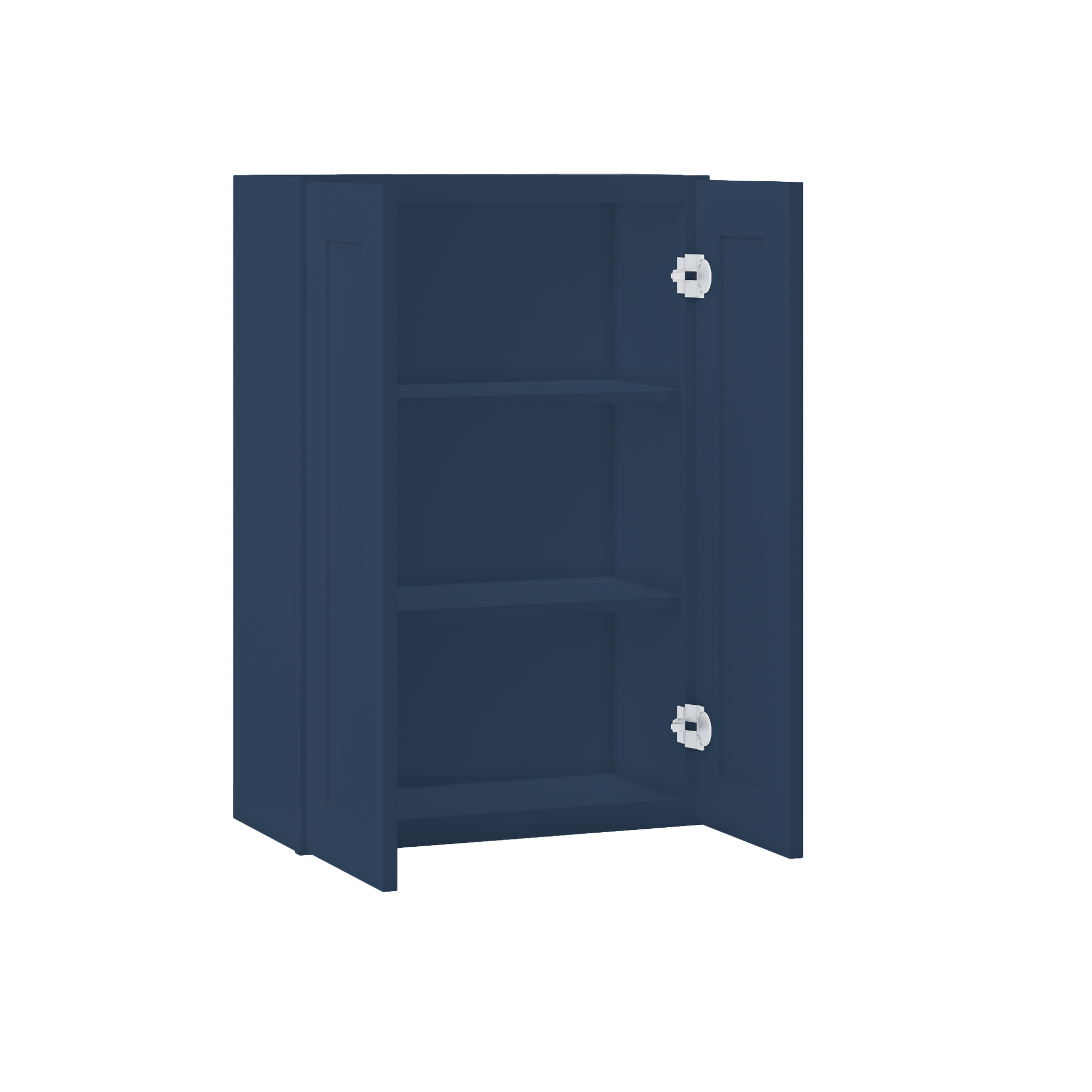 Wall Kitchen Cabinet W2436 Danbury Blue LessCare 24 in. width 36 in. height 12 in. depth - Kitchen Cabinets