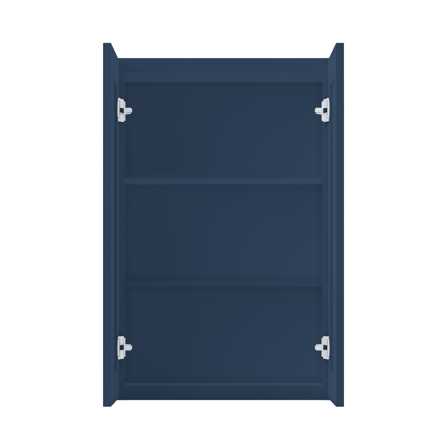 Wall Kitchen Cabinet W2436 Danbury Blue LessCare 24 in. width 36 in. height 12 in. depth - Kitchen Cabinets