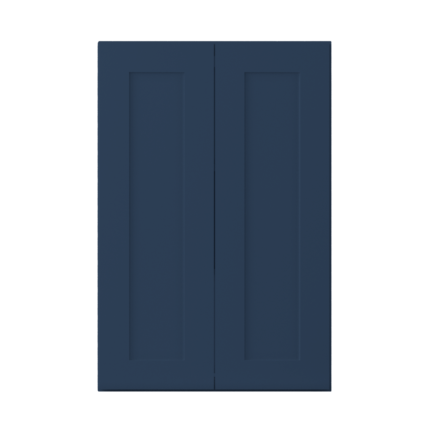 Wall Kitchen Cabinet W2436 Danbury Blue LessCare 24 in. width 36 in. height 12 in. depth - Kitchen Cabinets