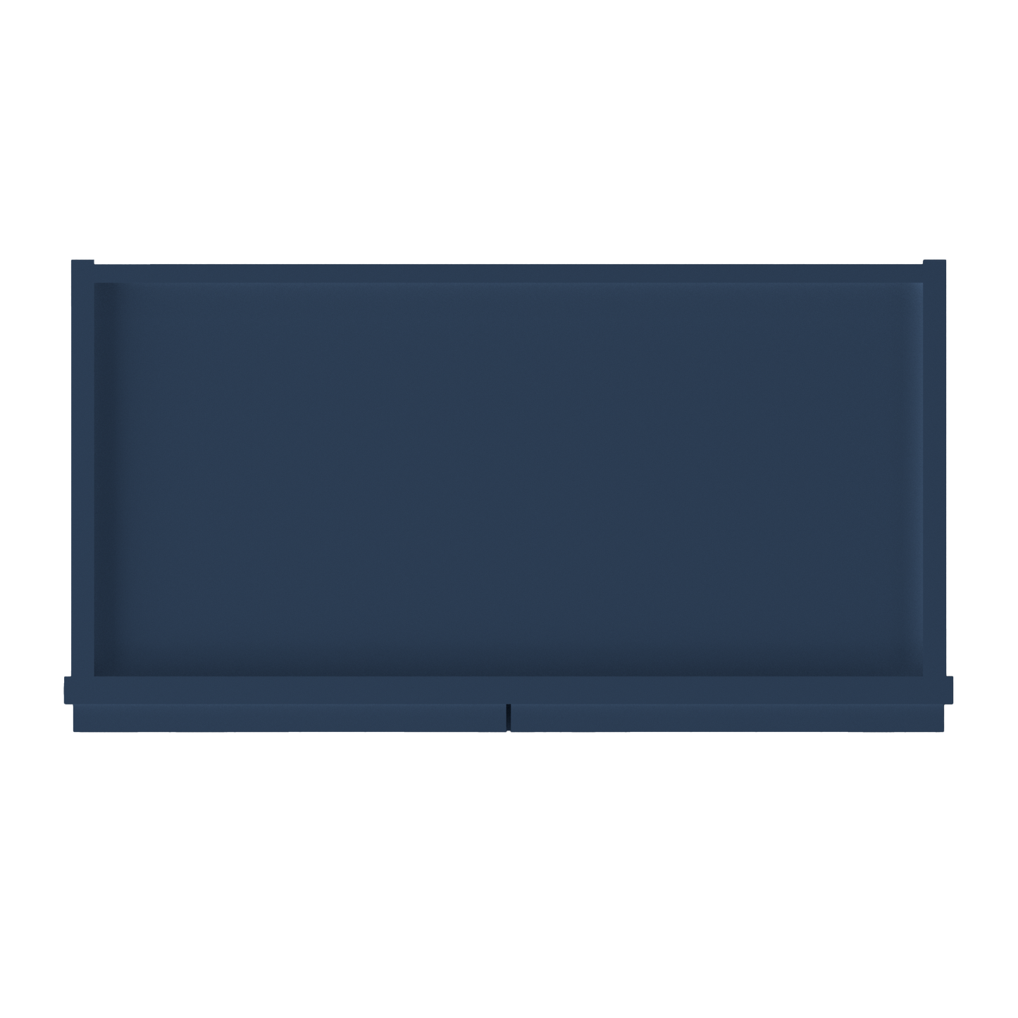 Wall Kitchen Cabinet W2436 Danbury Blue LessCare 24 in. width 36 in. height 12 in. depth - Kitchen Cabinets