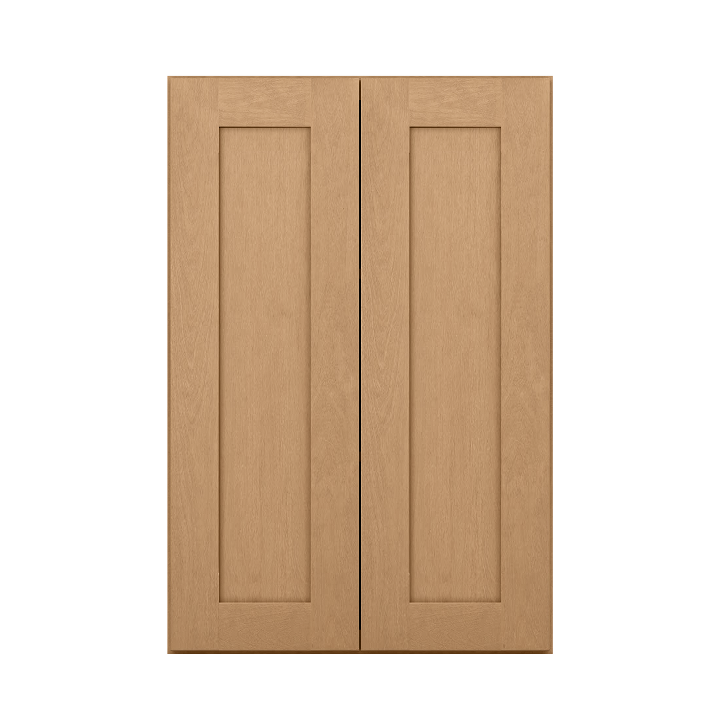 Wall Kitchen Cabinet W2436 Shaker Toffee LessCare 24 in. width 36 in. height 12 in. depth - Kitchen Cabinets