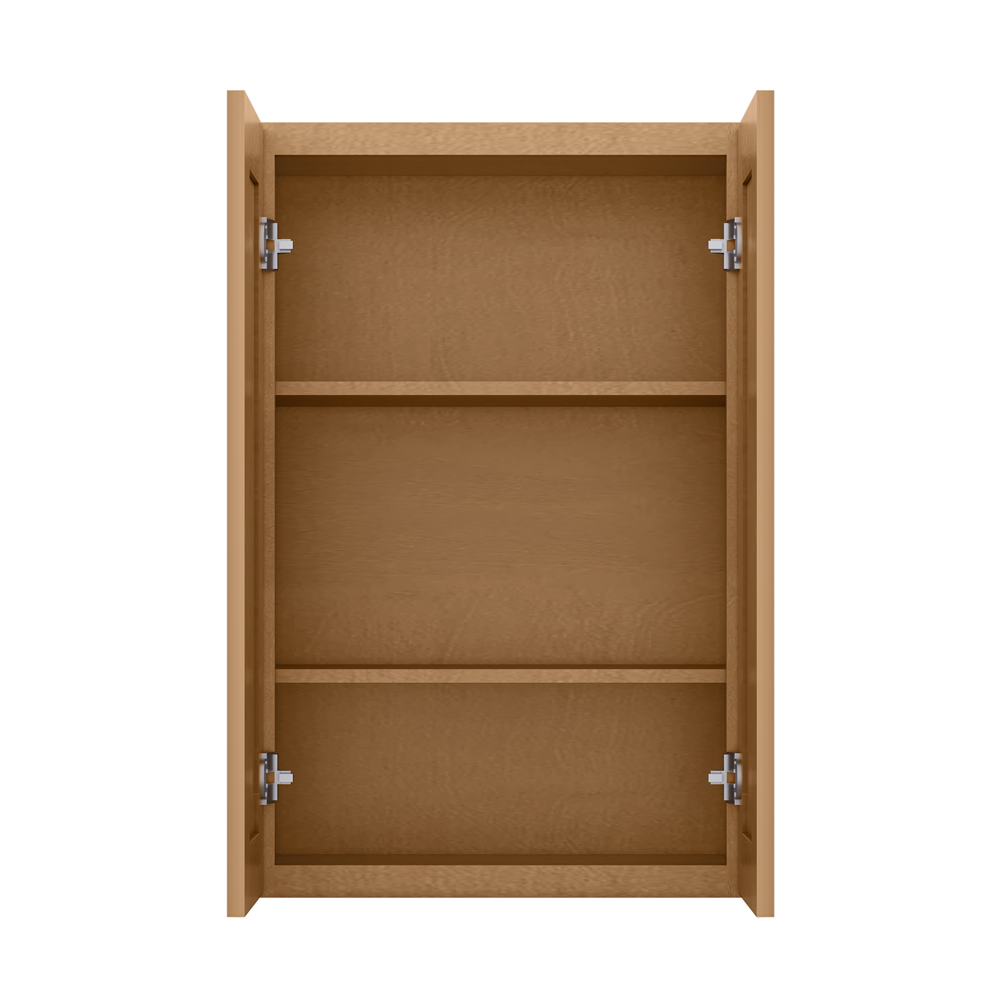 Wall Kitchen Cabinet W2436 Shaker Toffee LessCare 24 in. width 36 in. height 12 in. depth - Kitchen Cabinets