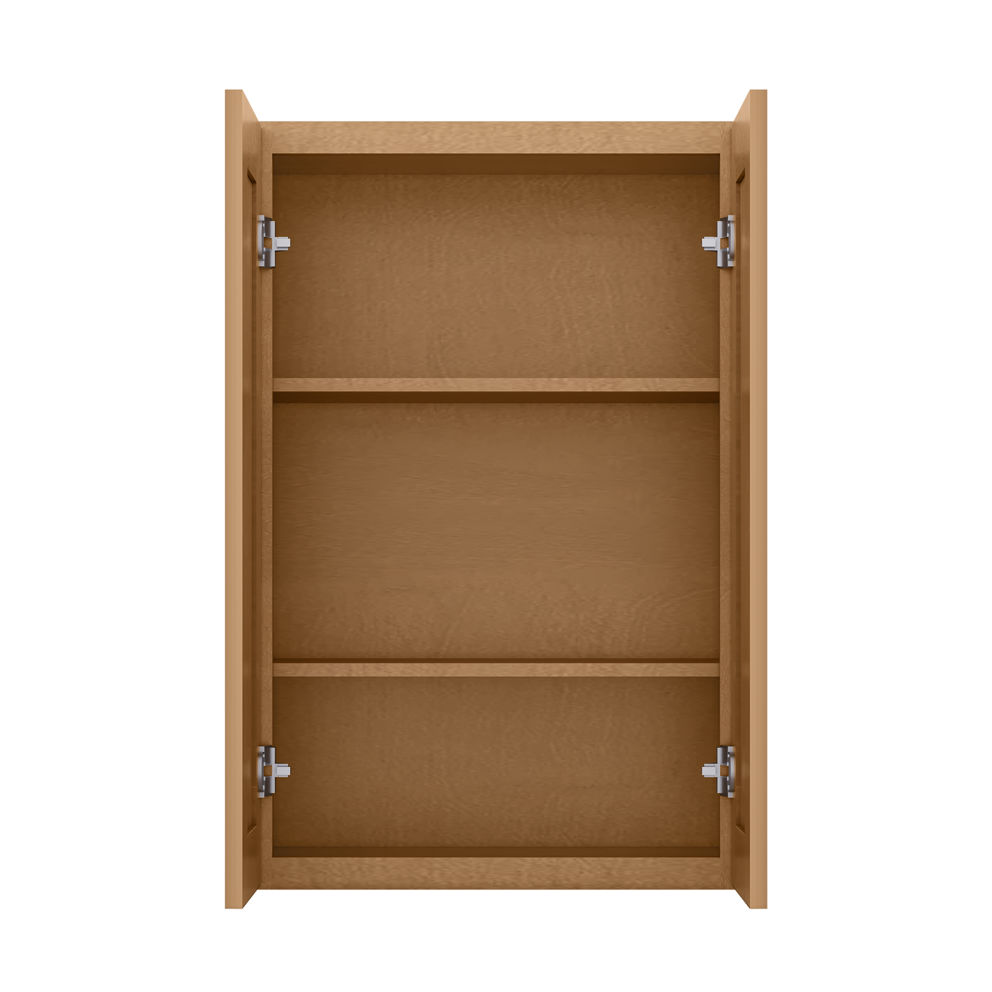 Wall Kitchen Cabinet W2436 Shaker Toffee LessCare 24 in. width 36 in. height 12 in. depth - Kitchen Cabinets