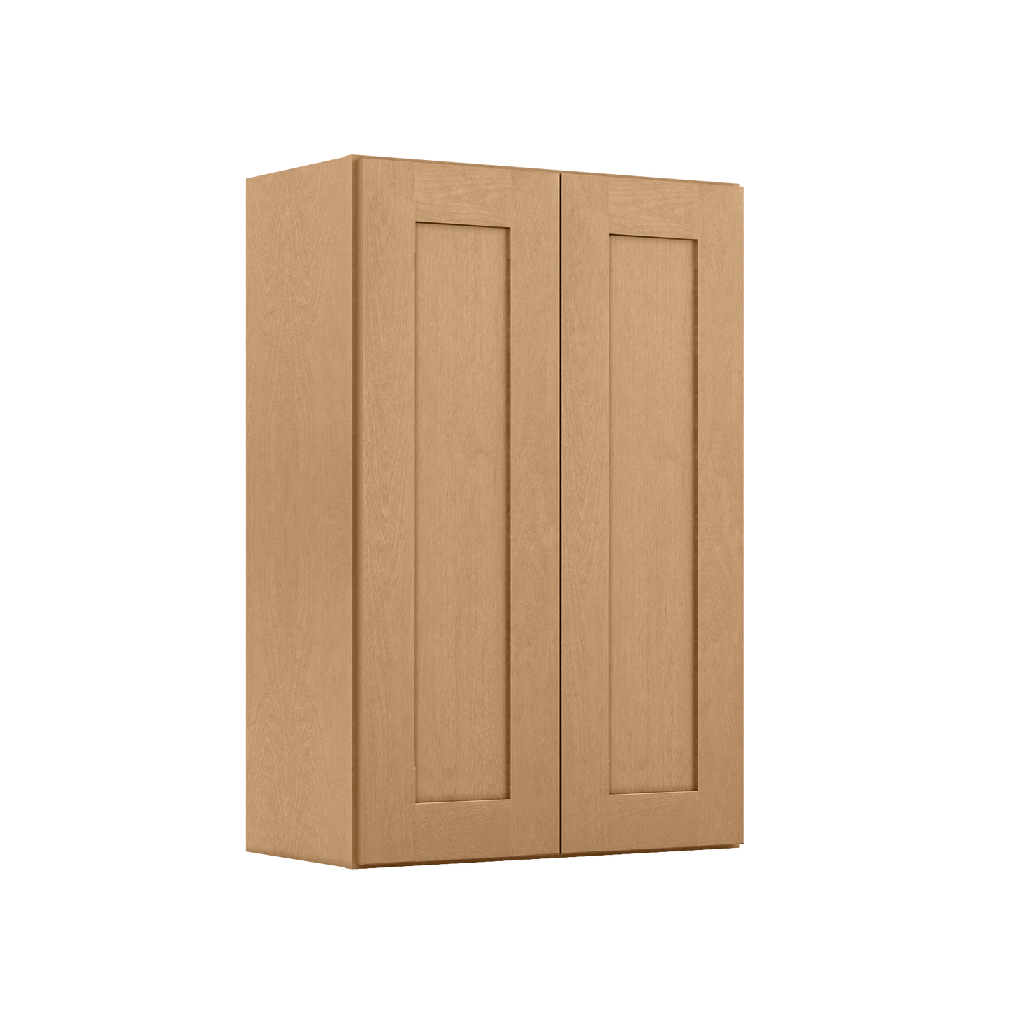 Wall Kitchen Cabinet W2436 Shaker Toffee LessCare 24 in. width 36 in. height 12 in. depth - Kitchen Cabinets