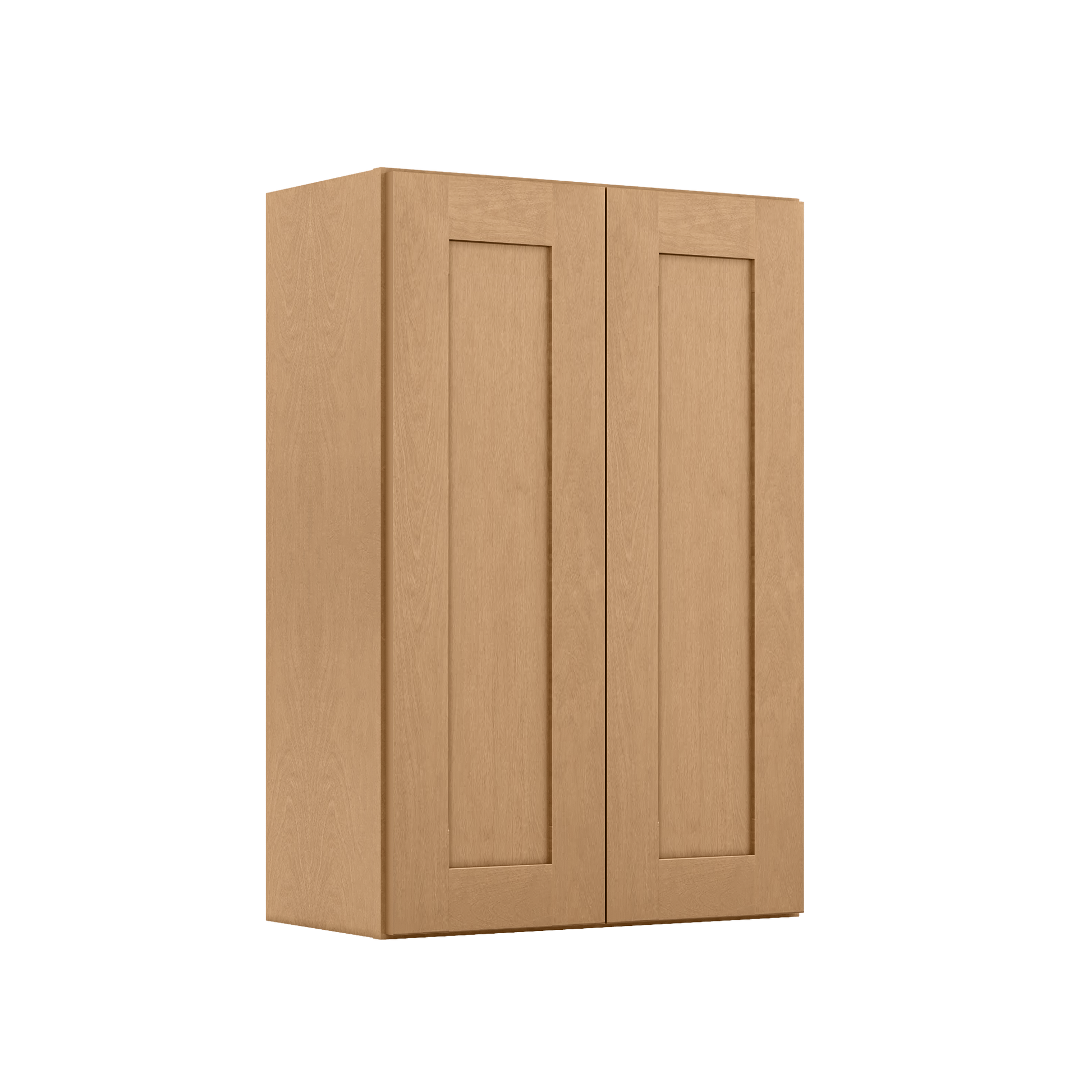 Wall Kitchen Cabinet W2436 Shaker Toffee LessCare 24 in. width 36 in. height 12 in. depth - Kitchen Cabinets