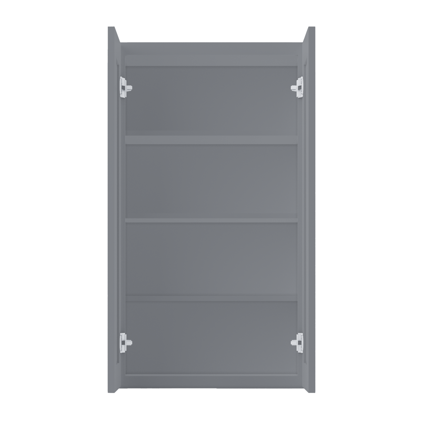 Wall Kitchen Cabinet W2442 Colonial Gray LessCare 24 in. width 42 in. height 12 in. depth - Kitchen Cabinets